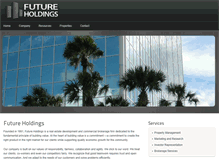 Tablet Screenshot of futureholdingsinc.com